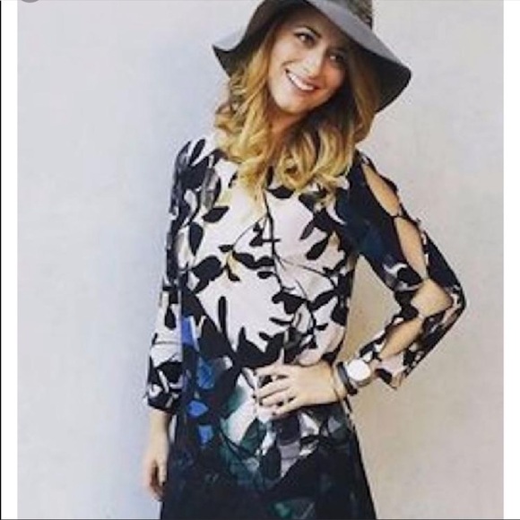 Anthropologie Maeve Shaded Garden Dress Medoum - Picture 2 of 5